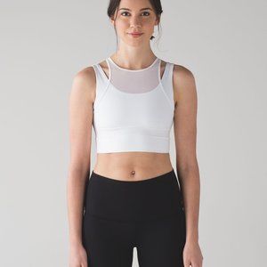 Lululemon Double Tap Bra II Sz 8 White